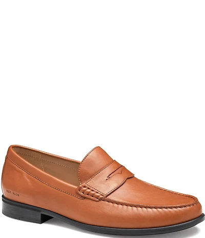 Johnston & Murphy Men's Harrison Leather Penny Loafers