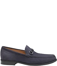 Johnston & Murphy Men's Harrison Suede Bit Buckle Loafers