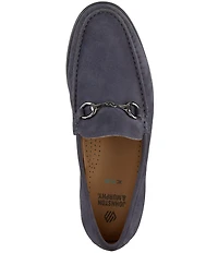 Johnston & Murphy Men's Harrison Suede Bit Buckle Loafers