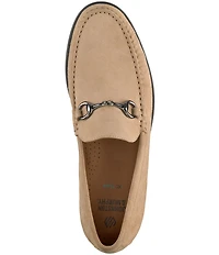 Johnston & Murphy Men's Harrison Suede Bit Buckle Loafers