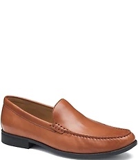 Johnston & Murphy Men's Harrison Leather Slip On Venetian Loafers