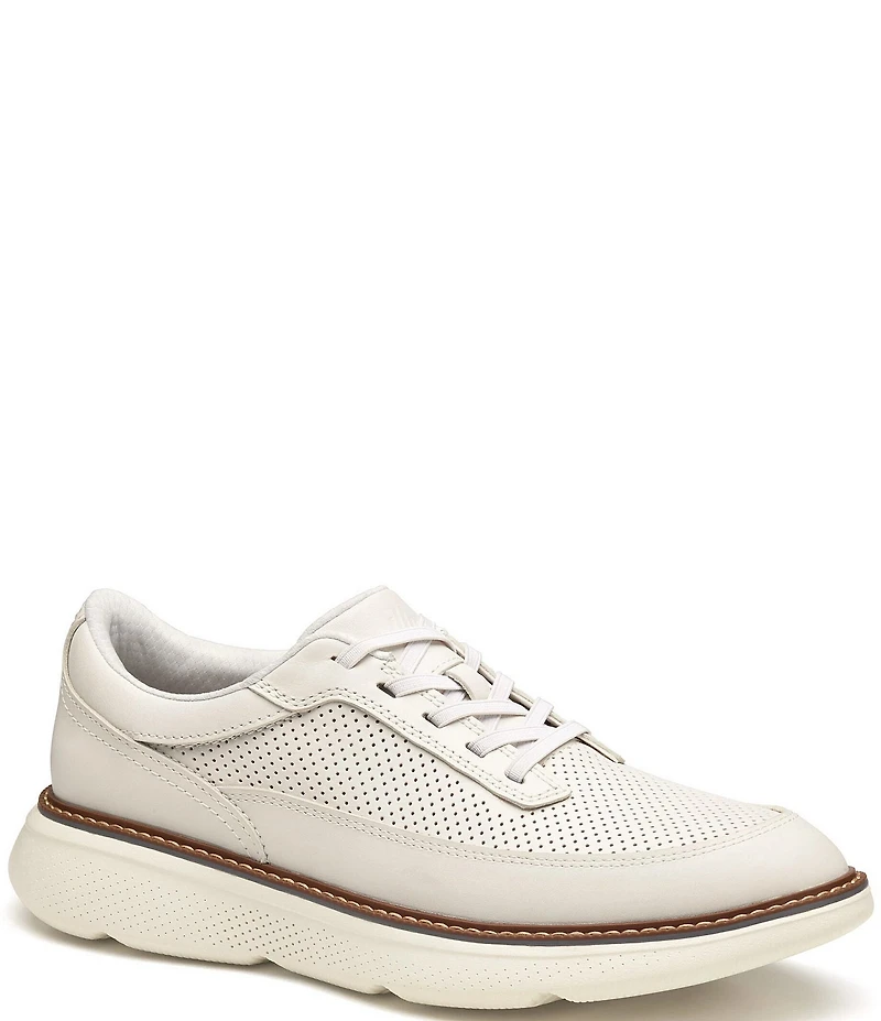 Johnston & Murphy Men's Hayden Leather Stretch Lace U-Throat Sneakers