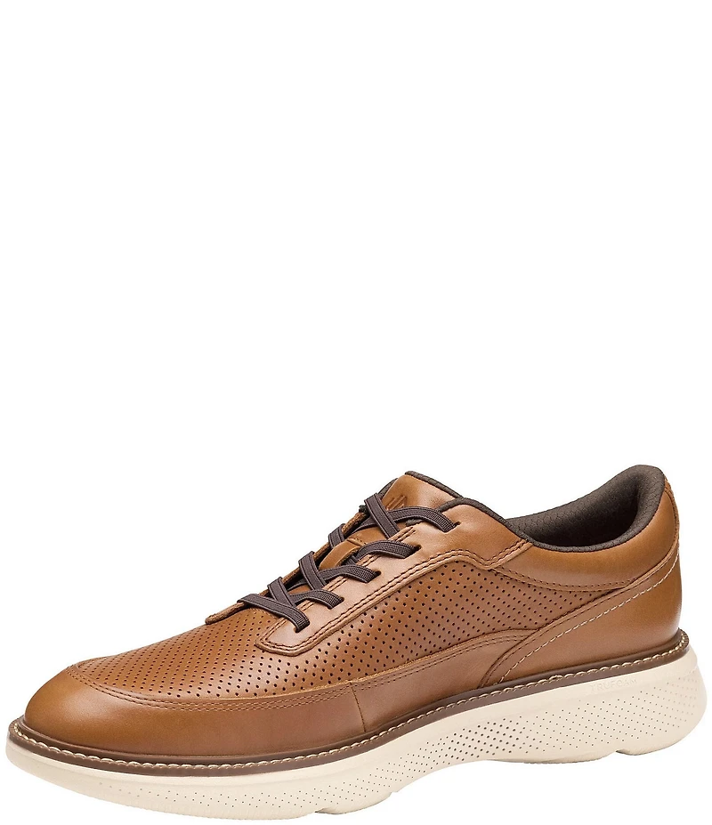 Johnston & Murphy Men's Hayden Leather Stretch Lace U-Throat Sneakers
