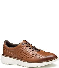 Johnston & Murphy Men's Hayden Perforated Leather U-Throat Lace Up Sneakers