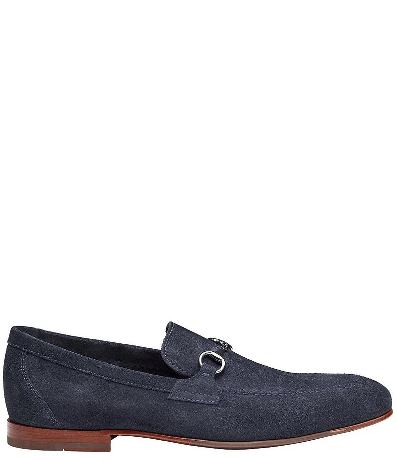 Johnston & Murphy Men's Higgins Bit Suede Loafer