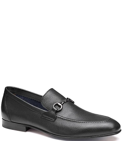 Johnston & Murphy Men's Higgins Leather Bit Loafers