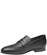 Johnston & Murphy Men's Higgins Leather Penny Keeper Loafers