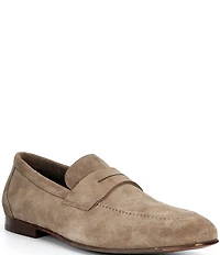 Johnston & Murphy Men's Higgins Penny Suede Loafers
