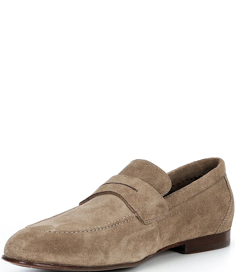 Johnston & Murphy Men's Higgins Penny Suede Loafers