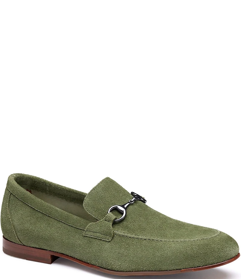 Johnston & Murphy Men's Higgins Suede Bit Loafers
