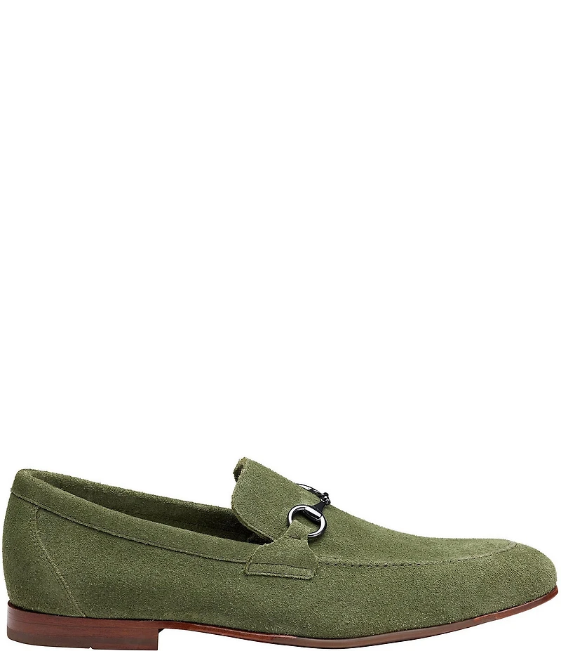 Johnston & Murphy Men's Higgins Suede Bit Loafers