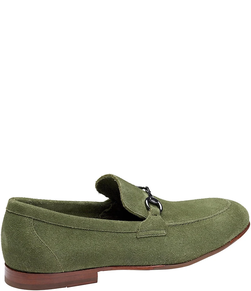 Johnston & Murphy Men's Higgins Suede Bit Loafers