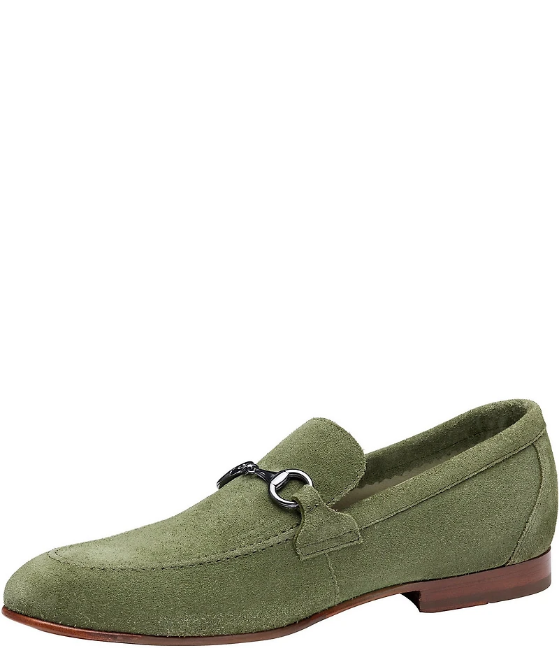 Johnston & Murphy Men's Higgins Suede Bit Loafers