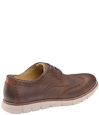 Johnston & Murphy Men's Holden Embossed Leather Wingtip Brogue Detail Oxfords