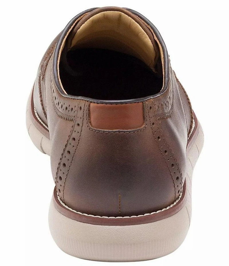 Johnston & Murphy Men's Holden Embossed Leather Wingtip Brogue Detail Oxfords