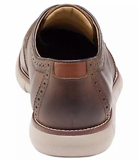 Johnston & Murphy Men's Holden Embossed Leather Wingtip Brogue Detail Oxfords