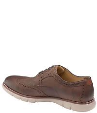 Johnston & Murphy Men's Holden Embossed Leather Wingtip Brogue Detail Oxfords