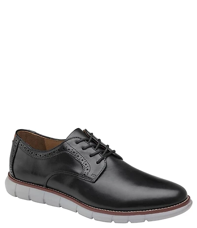 Johnston & Murphy Men's Holden Oiled Leather Brogue Detail Oxfords