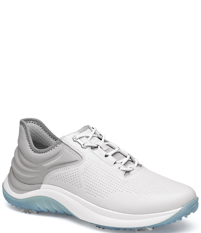 Johnston & Murphy Men's HTS1 Waterproof Leather Golf Sneakers