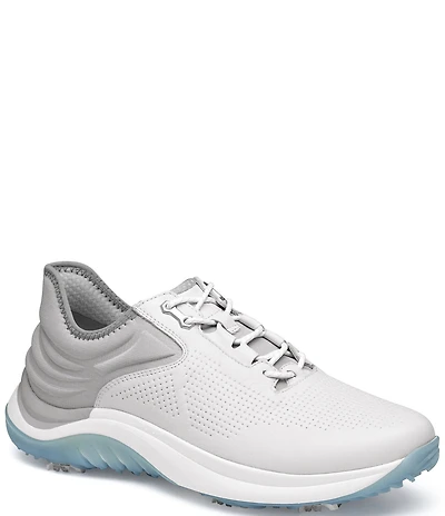 Johnston & Murphy Men's HTS1 Waterproof Leather Golf Sneakers