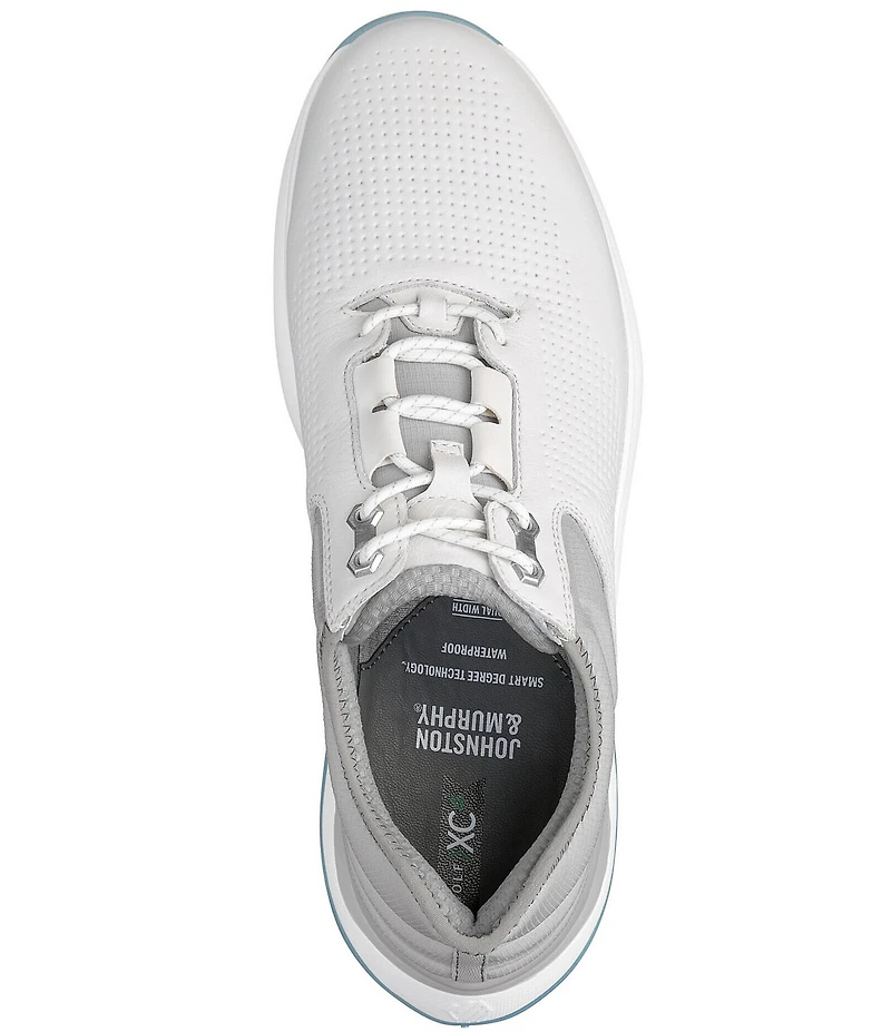 Johnston & Murphy Men's HTS1 Waterproof Leather Golf Sneakers