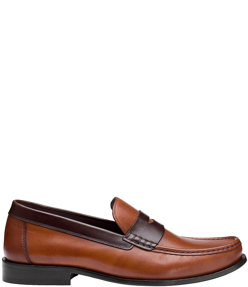 Johnston & Murphy Men's Humphrey Leather Penny Loafers