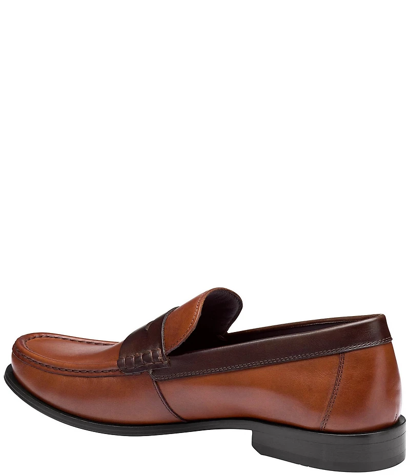 Johnston & Murphy Men's Humphrey Leather Penny Loafers