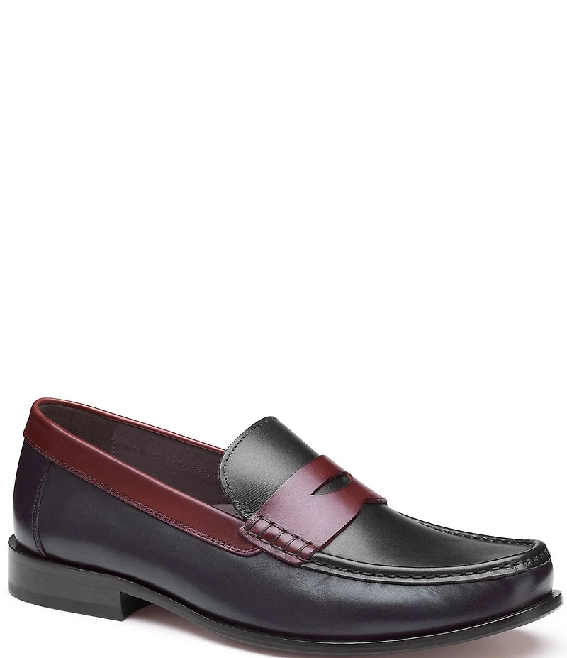 Johnston & Murphy Men's Humphrey Leather Penny Loafers