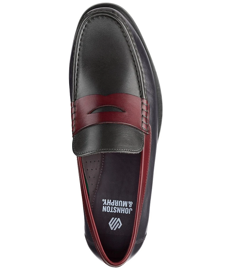 Johnston & Murphy Men's Humphrey Leather Penny Loafers