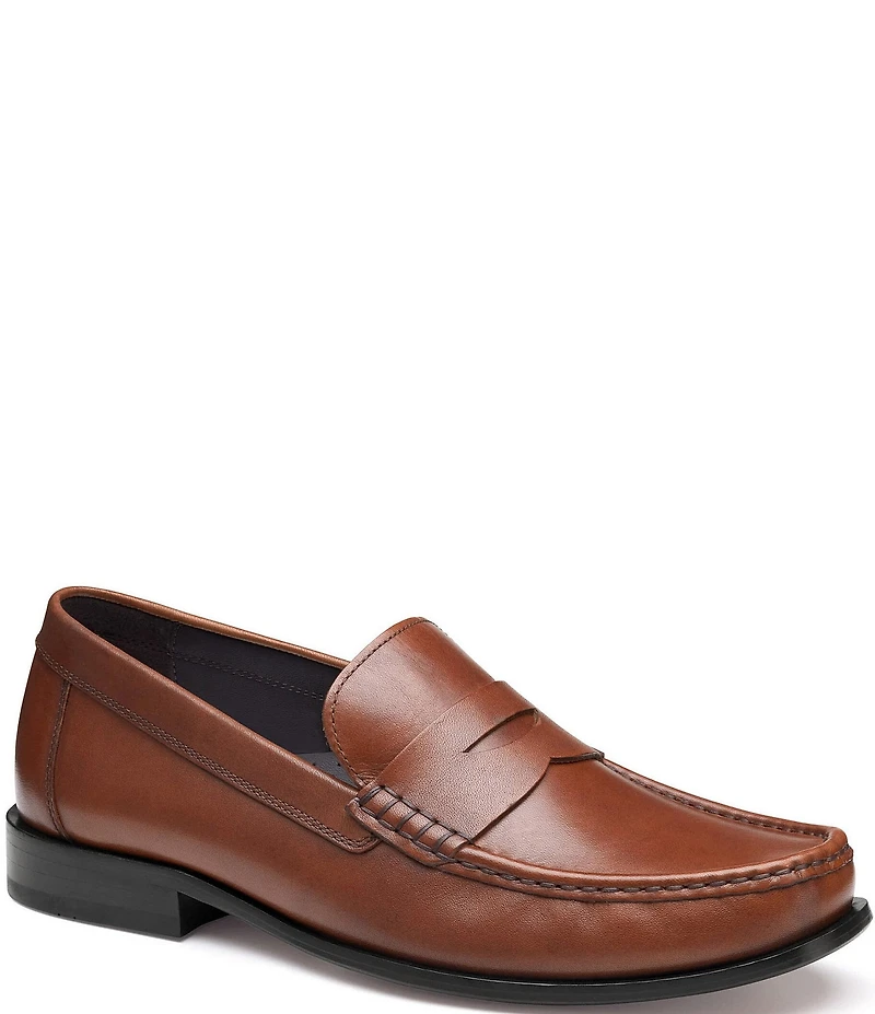 Johnston & Murphy Men's Humphrey Leather Penny Loafers