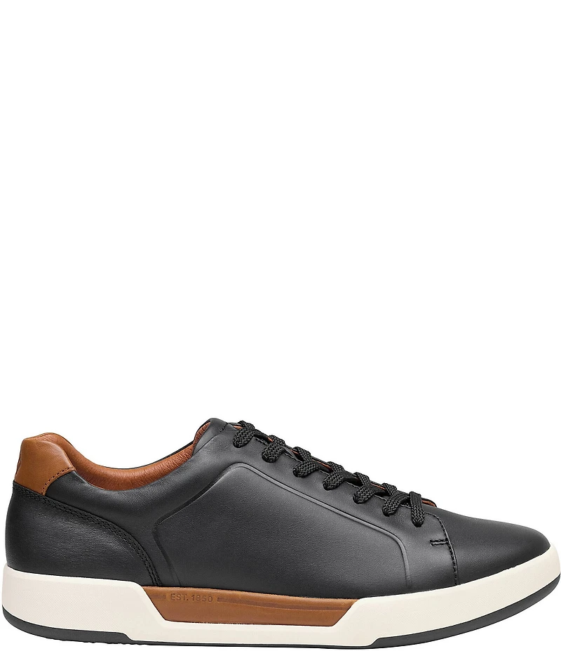Johnston & Murphy Mens Kendall Lace-to-Toe Leather Sneakers
