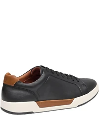 Johnston & Murphy Mens Kendall Lace-to-Toe Leather Sneakers