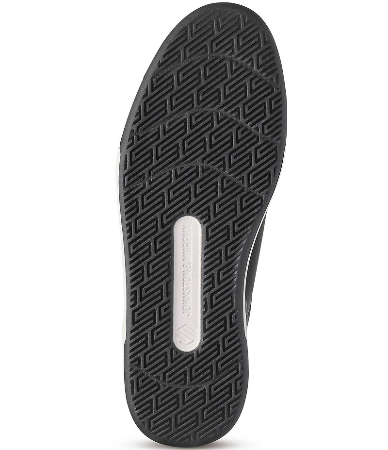 Johnston & Murphy Mens Kendall Lace-to-Toe Leather Sneakers