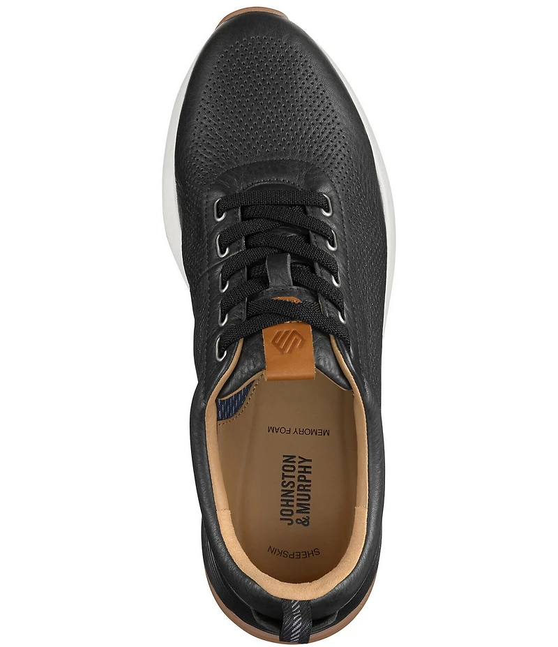 Johnston & Murphy Men's Kinnon Perforated Leather Sneakers