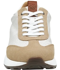 Johnston & Murphy Men's Kinnon T-Toe Perforated Leather Lace Up Sneakers
