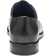 Johnston & Murphy Men's Landry Embossed Leather Cap Toe Lace Up Oxfords
