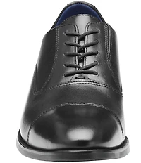 Johnston & Murphy Men's Landry Embossed Leather Cap Toe Lace Up Oxfords