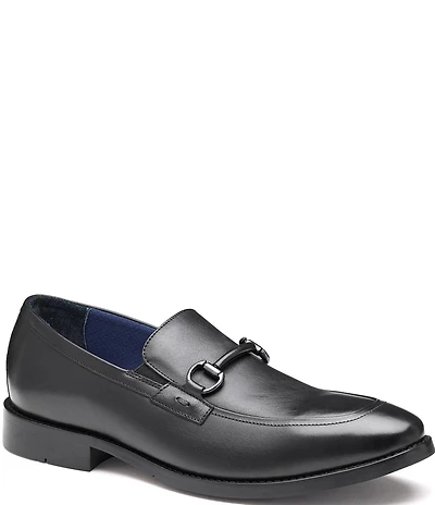 Johnston & Murphy Men's Landry XC Flex Leather Bit Buckle Slip On Loafers
