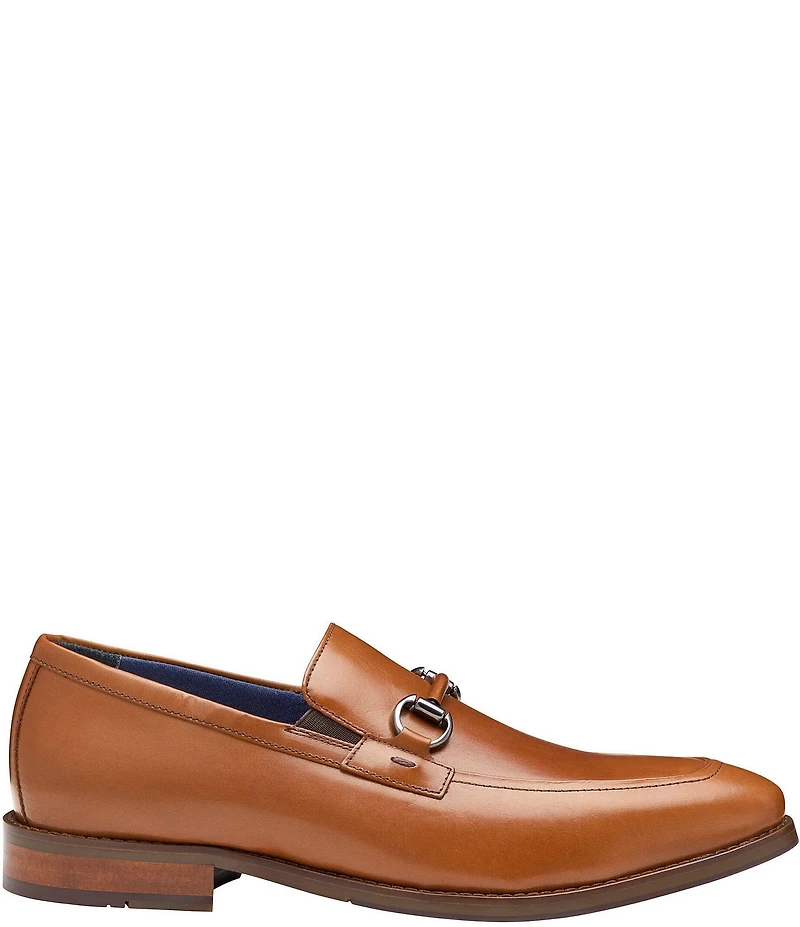 Johnston & Murphy Men's Landry XC Flex Leather Bit Buckle Slip On Loafers
