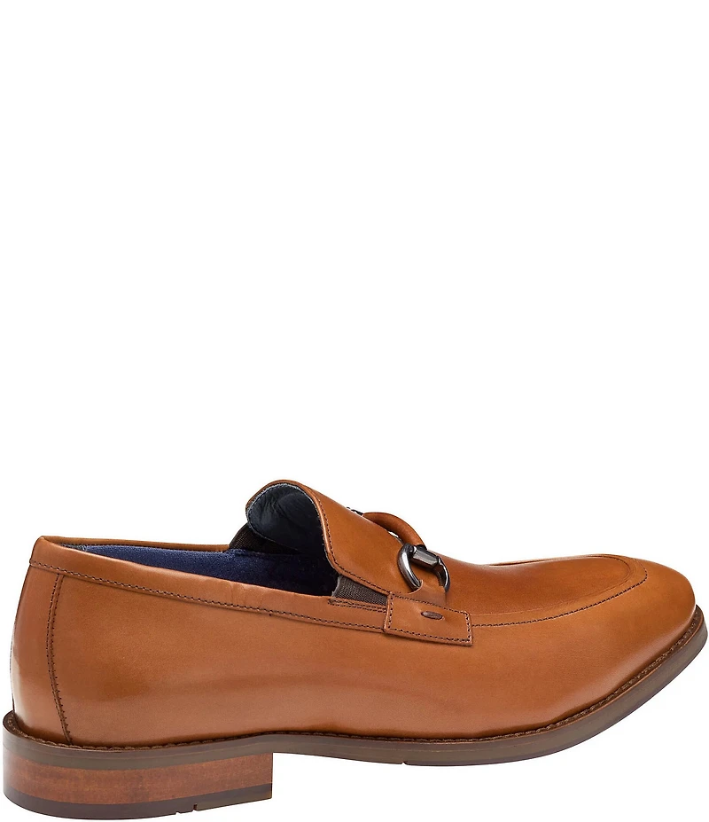 Johnston & Murphy Men's Landry XC Flex Leather Bit Buckle Slip On Loafers