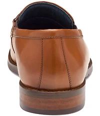 Johnston & Murphy Men's Landry XC Flex Leather Bit Buckle Slip On Loafers