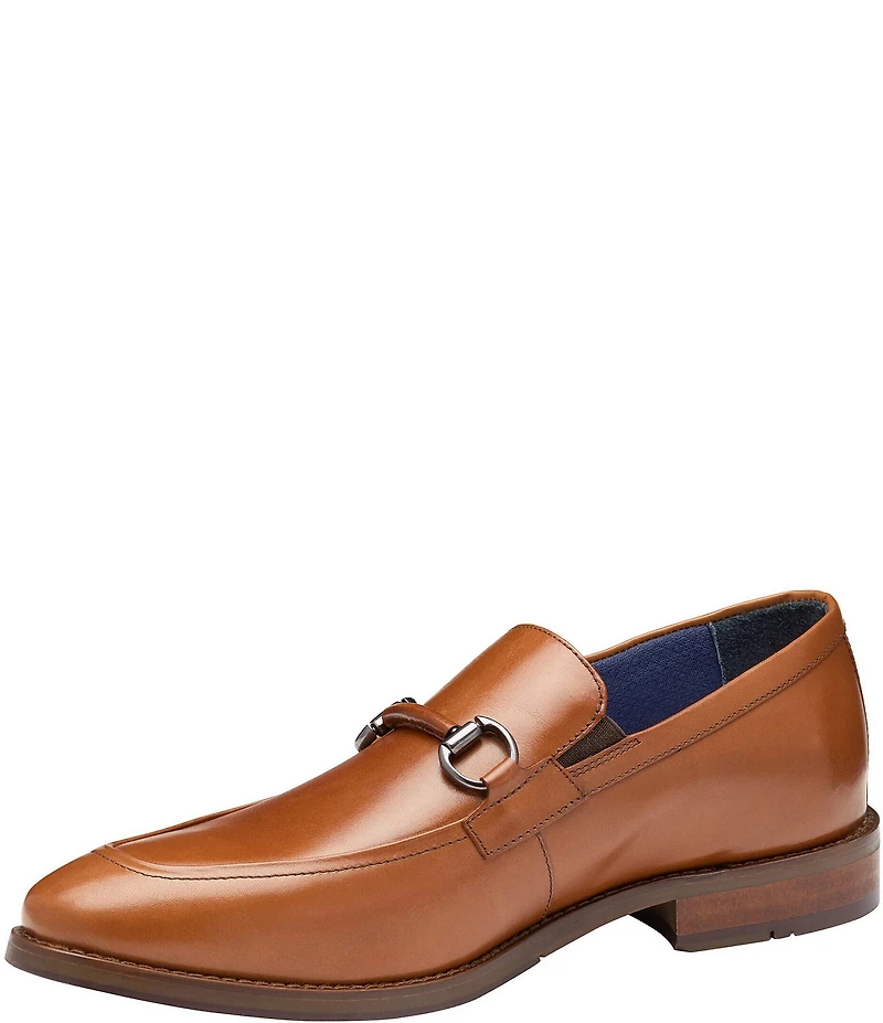 Johnston & Murphy Men's Landry XC Flex Leather Bit Buckle Slip On Loafers