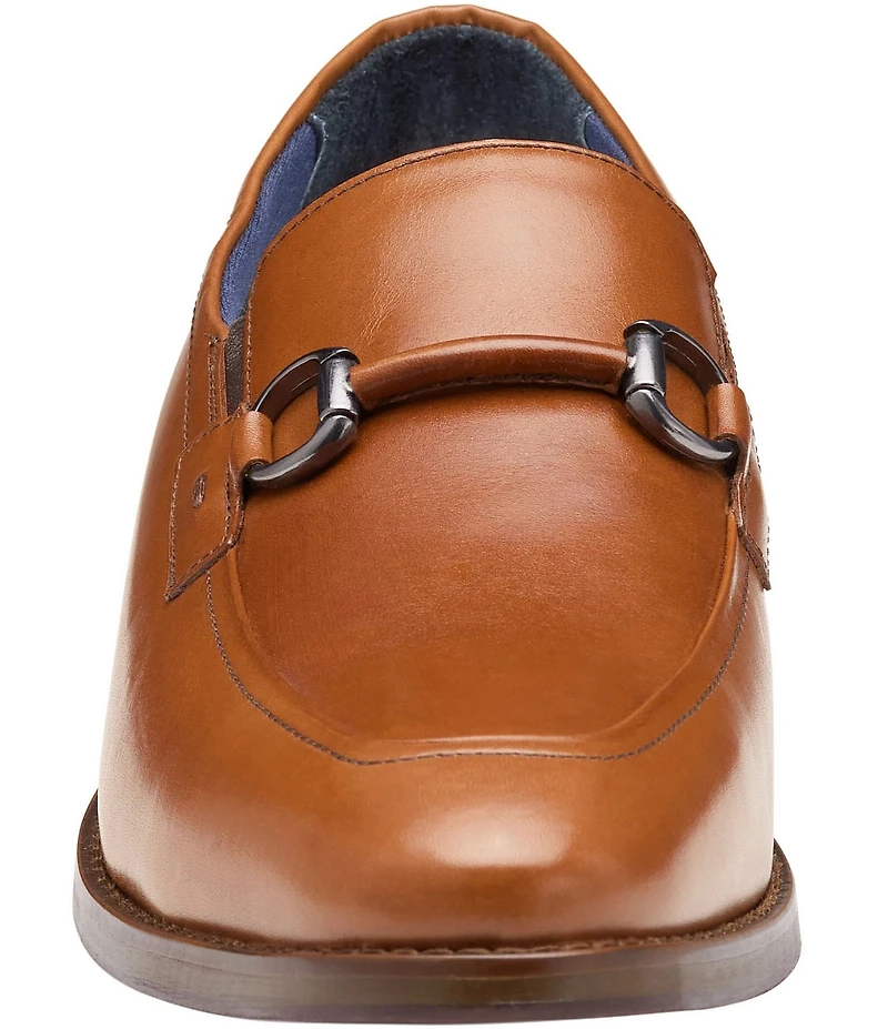 Johnston & Murphy Men's Landry XC Flex Leather Bit Buckle Slip On Loafers