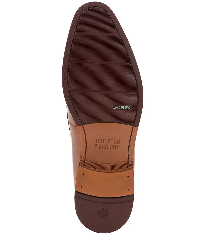 Johnston & Murphy Men's Landry XC Flex Leather Bit Buckle Slip On Loafers