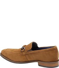 Johnston & Murphy Mens Landry Suede Bit Buckle Slip On Loafers