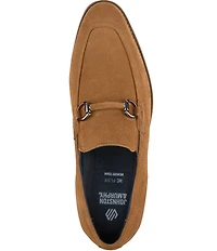 Johnston & Murphy Mens Landry Suede Bit Buckle Slip On Loafers