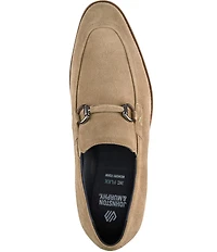 Johnston & Murphy Mens Landry Suede Bit Buckle Slip On Loafers