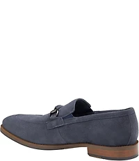 Johnston & Murphy Mens Landry Suede Bit Buckle Slip On Loafers