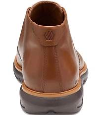 Johnston & Murphy Men's Larkin Leather Plain Toe Chukka Boots