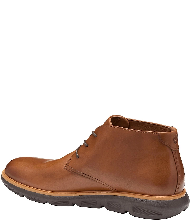 Johnston & Murphy Men's Larkin Leather Plain Toe Chukka Boots
